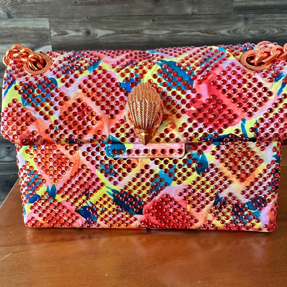 Kurt Geiger Colorful Beaded Crystal Women's Crossbody Bag